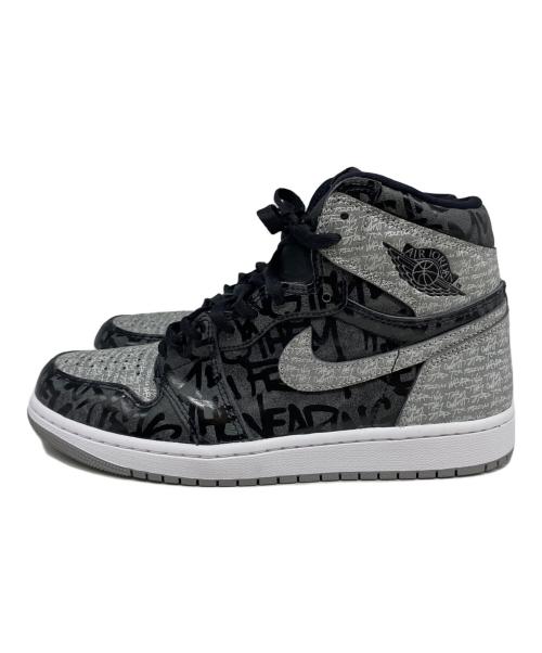 NIKE（ナイキ）NIKE (ナイキ) AIR JORDAN 1 RETRO HIGH OG ブラック サイズ:28cm 未使用品の古着・服飾アイテム