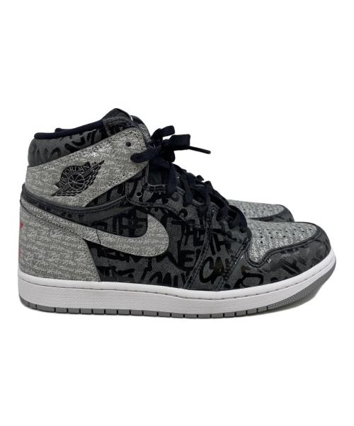 NIKE（ナイキ）NIKE (ナイキ) AIR JORDAN 1 RETRO HIGH OG ブラック サイズ:28cm 未使用品の古着・服飾アイテム