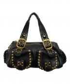 MICHAEL KORSマイケル・コース）の古着「スタッズショルダーバッグ」｜ブラック