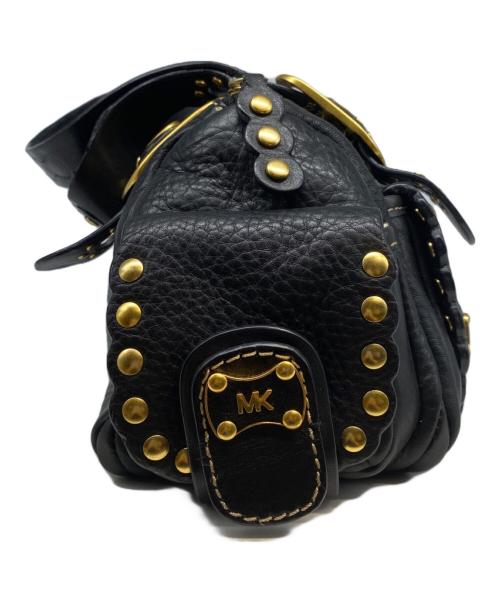 MICHAEL KORS（マイケル・コース）MICHAEL KORS (マイケルコース) スタッズショルダーバッグ ブラックの古着・服飾アイテム