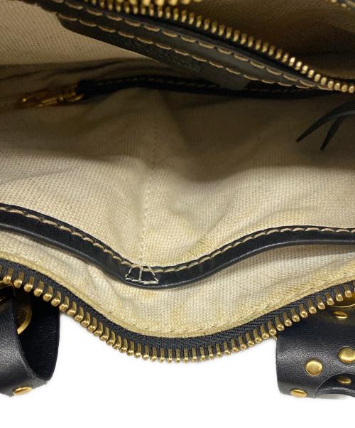 MICHAEL KORS（マイケル・コース）MICHAEL KORS (マイケルコース) スタッズショルダーバッグ ブラックの古着・服飾アイテム