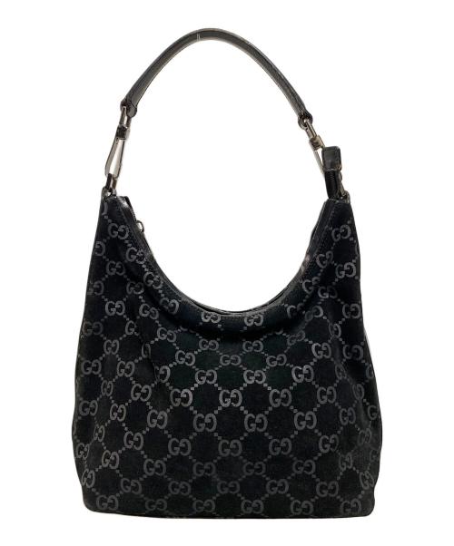 GUCCI（グッチ）GUCCI (グッチ) ワンハンドルショルダーバッグ ブラックの古着・服飾アイテム
