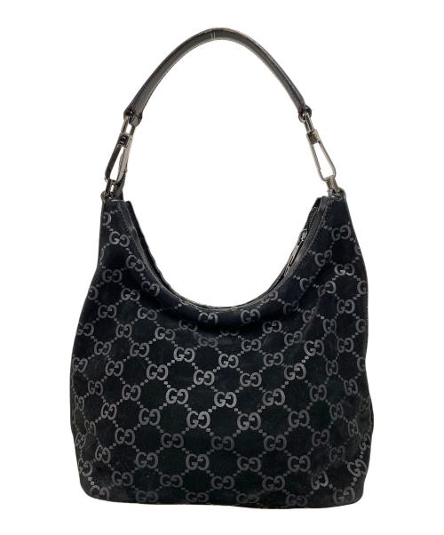 GUCCI（グッチ）GUCCI (グッチ) ワンハンドルショルダーバッグ ブラックの古着・服飾アイテム