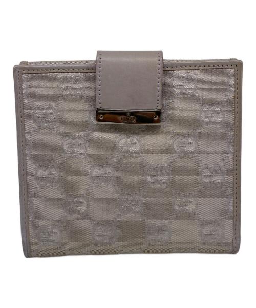GUCCI（グッチ）GUCCI (グッチ) 2つ折り財布 パープルの古着・服飾アイテム