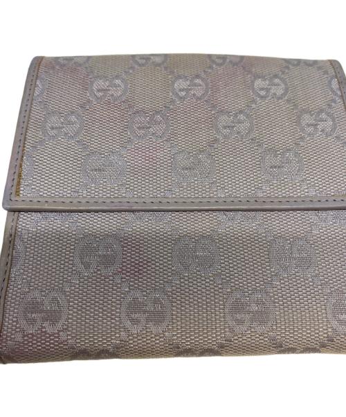GUCCI（グッチ）GUCCI (グッチ) 2つ折り財布 パープルの古着・服飾アイテム