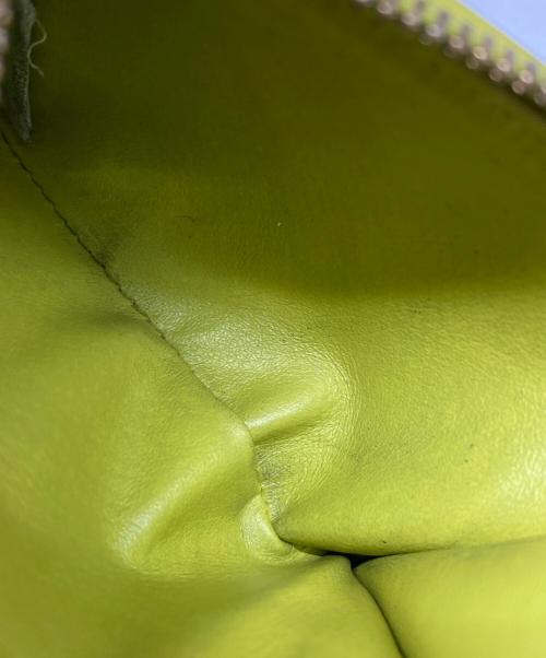 BOTTEGA VENETA（ボッテガベネタ）BOTTEGA VENETA (ボッテガベネタ) イントレチャート2つ折り財布 ピスタチオの古着・服飾アイテム