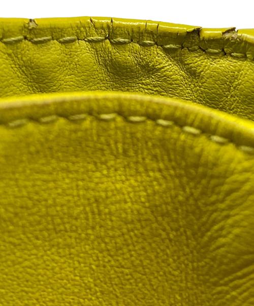 BOTTEGA VENETA（ボッテガベネタ）BOTTEGA VENETA (ボッテガベネタ) イントレチャート2つ折り財布 ピスタチオの古着・服飾アイテム