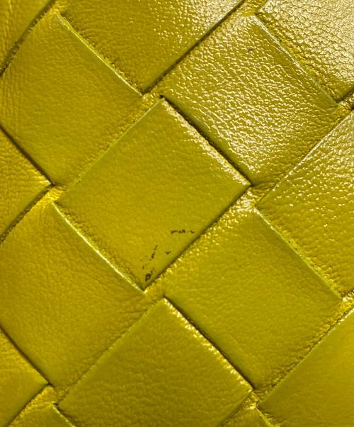 BOTTEGA VENETA（ボッテガベネタ）BOTTEGA VENETA (ボッテガベネタ) イントレチャート2つ折り財布 ピスタチオの古着・服飾アイテム