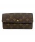 LOUIS VUITTON（ルイ ヴィトン）の古着「長財布」｜ブラウン