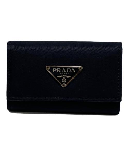 PRADA（プラダ）PRADA (プラダ) DEPOS6連キーケース ブラックの古着・服飾アイテム