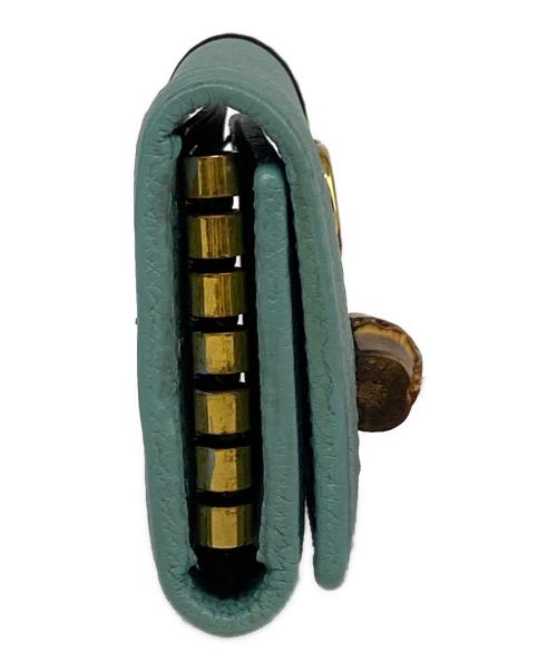 GUCCI（グッチ）GUCCI (グッチ) バンブー キーケース グリーンの古着・服飾アイテム