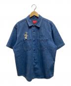 SUPREMEシュプリーム）の古着「Doughboy S/S Work Shirt」｜インディゴ
