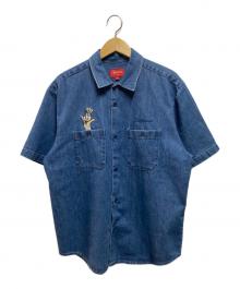 SUPREME（シュプリーム）の古着「Doughboy S/S Work Shirt」｜インディゴ