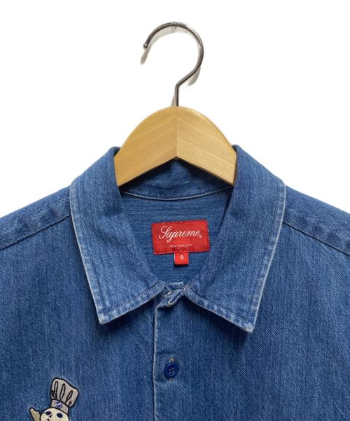 SUPREME（シュプリーム）SUPREME (シュプリーム) Doughboy S/S Work Shirt インディゴ サイズ:Sの古着・服飾アイテム