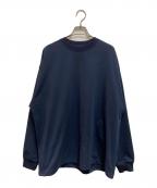 dDdDdDdデー）の古着「WIDE TECH LONG-SLEEVE T-SHIRTS」｜ネイビー