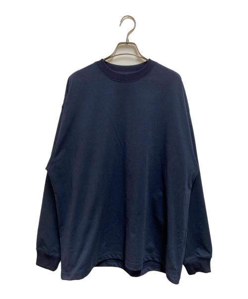 dDdDdDd（デー）dDdDdDd (デー) WIDE TECH LONG-SLEEVE T-SHIRTS ネイビー サイズ:Ｌの古着・服飾アイテム