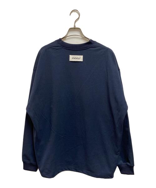 dDdDdDd（デー）dDdDdDd (デー) WIDE TECH LONG-SLEEVE T-SHIRTS ネイビー サイズ:Ｌの古着・服飾アイテム