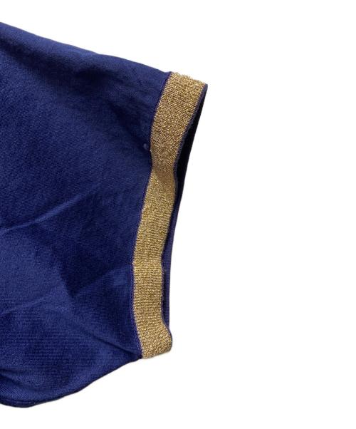 Yves Saint Laurent（イヴサンローラン）Yves Saint Laurent (イヴサンローラン) オールド袖ラインTシャツ ネイビー サイズ:Mの古着・服飾アイテム