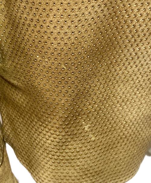 DIESEL（ディーゼル）DIESEL (ディーゼル) L-CLIME パンチングレザージャケット ベージュ サイズ:46の古着・服飾アイテム