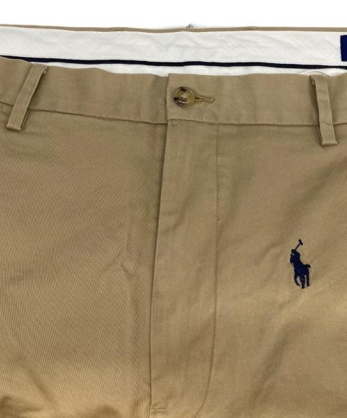 POLO RALPH LAUREN（ポロ・ラルフローレン）POLO RALPH LAUREN (ポロ・ラルフローレン) 刺繍ハーフパンツ ベージュ サイズ:36の古着・服飾アイテム