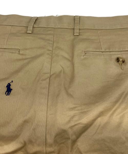 POLO RALPH LAUREN（ポロ・ラルフローレン）POLO RALPH LAUREN (ポロ・ラルフローレン) 刺繍ハーフパンツ ベージュ サイズ:36の古着・服飾アイテム