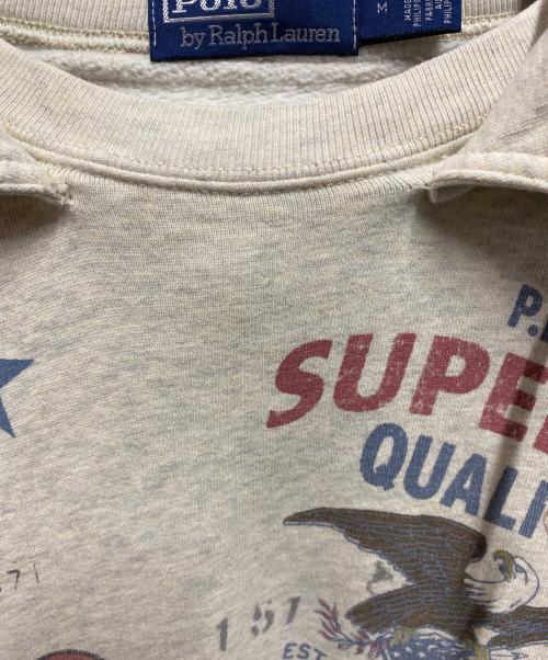 POLO RALPH LAUREN（ポロ・ラルフローレン）POLO RALPH LAUREN (ポロ・ラルフローレン) 後付けフーディー グレー サイズ:Ｍの古着・服飾アイテム