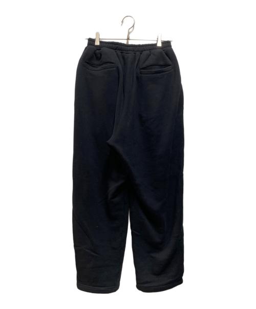 dDdDdDd（デー）dDdDdDd (デー) WIDE TAPERED SWEAT PANTS ブラック サイズ:Sの古着・服飾アイテム