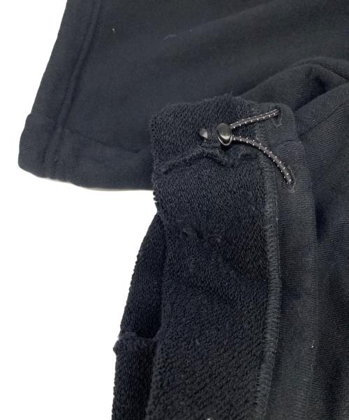 dDdDdDd（デー）dDdDdDd (デー) WIDE TAPERED SWEAT PANTS ブラック サイズ:Sの古着・服飾アイテム