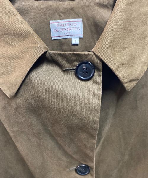 GALLEGO DESPORTES（ギャレゴデスポート）GALLEGO DESPORTES (ギャレゴデスポート) マンスタイルトレンチ オーバーサイズコート ブラウン サイズ:Sの古着・服飾アイテム