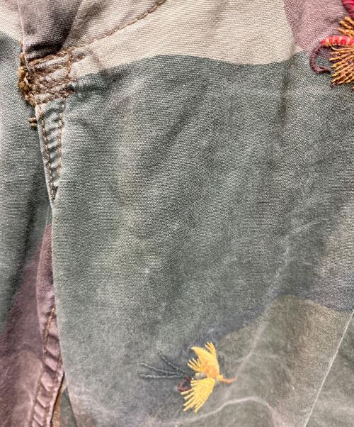 POLO RALPH LAUREN（ポロ・ラルフローレン）POLO RALPH LAUREN (ポロ・ラルフローレン) ブラッシュカモカーゴハーフパンツ グリーン サイズ:32の古着・服飾アイテム