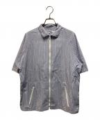 COMME des GARCONS JUNYA WATANABE MANコム デ ギャルソン ジュンヤ ワタナベ マン）の古着「ジップシャツ」｜ブルー