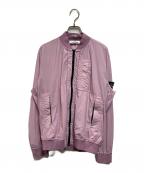 STONE ISLANDストーンアイランド）の古着「Skin Touch Bomber Jacket」｜ピンク