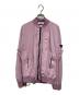 STONE ISLAND（ストーンアイランド）の古着「Skin Touch Bomber Jacket」｜ピンク