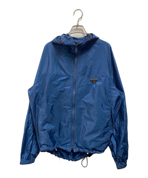 PRADA（プラダ）PRADA (プラダ) GIUBBOTTI RE-NYLON PIUMA AVIAZIONE ブルー サイズ:XSの古着・服飾アイテム