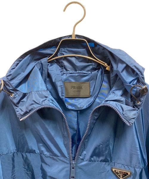 PRADA（プラダ）PRADA (プラダ) GIUBBOTTI RE-NYLON PIUMA AVIAZIONE ブルー サイズ:XSの古着・服飾アイテム