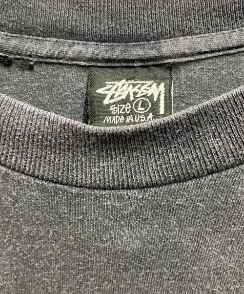 stussy（ステューシー）stussy (ステューシー) 80s~90s royal goodsプリントTシャツ ブラック サイズ:Lの古着・服飾アイテム