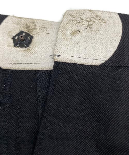 yohji yamamoto+noir（ヨウジヤマモトプリュスノアール）yohji yamamoto+noir (ヨウジヤマモトプリュスノアール) ドットクロップドパンツ ブラック サイズ:2の古着・服飾アイテム