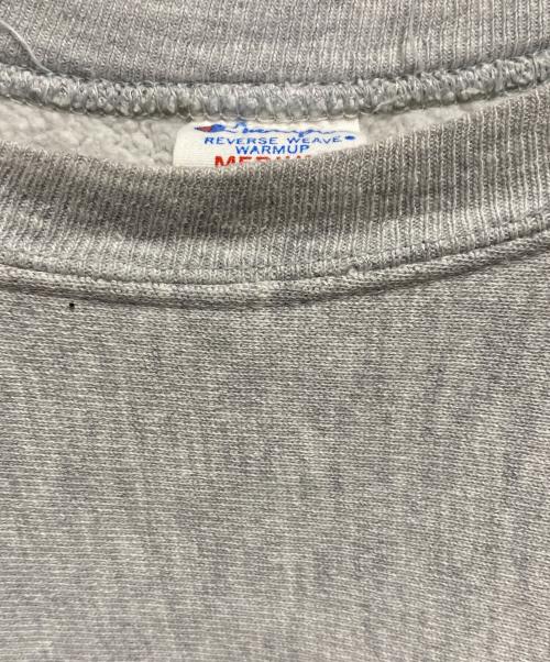 Champion REVERSE WEAVE（チャンピオン リバース ウィーブ）Champion REVERSE WEAVE (チャンピオン リバース ウィーブ) 80sプリントスウェット グレー サイズ:Ｍの古着・服飾アイテム