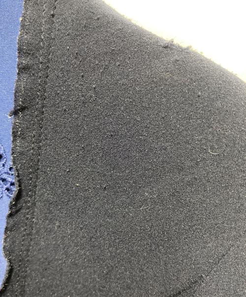 COMME des GARCONS（コムデギャルソン）COMME des GARCONS (コムデギャルソン) カットオフ切替2Ｂジャケット ブルー×ブラック サイズ:Sの古着・服飾アイテム