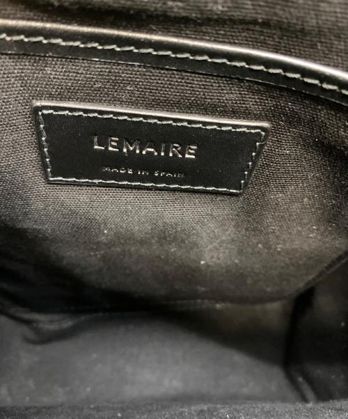 LEMAIRE（ルメール）LEMAIRE (ルメール) Ransel レザー ショルダーバッグ ブラックの古着・服飾アイテム