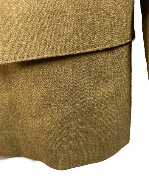 HERMES（エルメス）HERMES (エルメス) 裏地シルク5Ｂジャケット ブラウン サイズ:38の古着・服飾アイテム