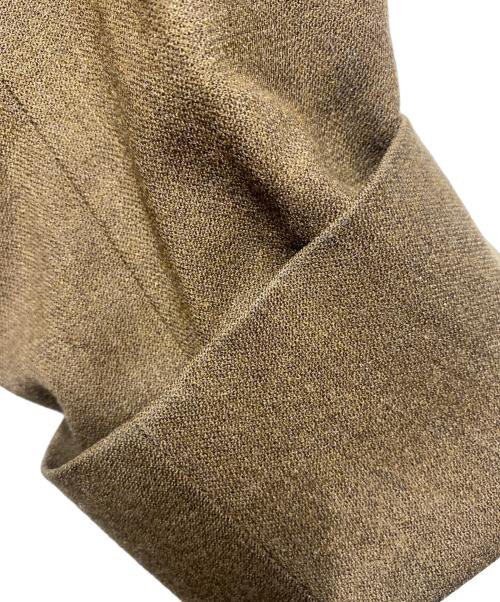 HERMES（エルメス）HERMES (エルメス) 裏地シルク5Ｂジャケット ブラウン サイズ:38の古着・服飾アイテム