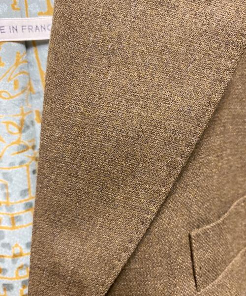 HERMES（エルメス）HERMES (エルメス) 裏地シルク5Ｂジャケット ブラウン サイズ:38の古着・服飾アイテム