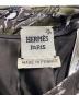 中古・古着 HERMES (エルメス) 総柄シルクスカート グレー サイズ:38：34000円