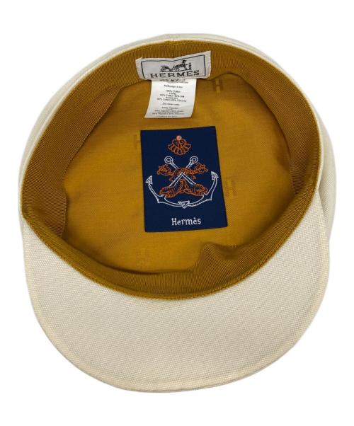 HERMES（エルメス）HERMES (エルメス) キャスケット ホワイト サイズ:57の古着・服飾アイテム