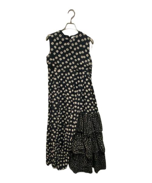 freada（フリーダ）freada (フリーダ) アシメティアードワンピース ブラック サイズ:ｆｒｅｅの古着・服飾アイテム