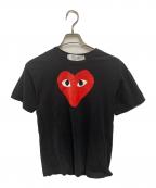 PLAY COMME des GARCONSプレイコムデギャルソン）の古着「Tシャツ」｜ブラック
