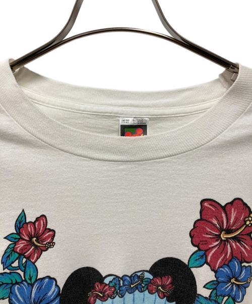 DISNEY（ディズニー）DISNEY (ディズニー) ミッキープリントＴシャツ ホワイト サイズ:FREEの古着・服飾アイテム