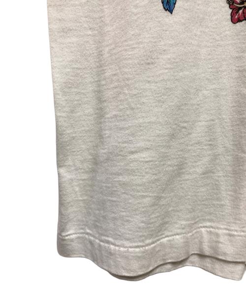 DISNEY（ディズニー）DISNEY (ディズニー) ミッキープリントＴシャツ ホワイト サイズ:FREEの古着・服飾アイテム