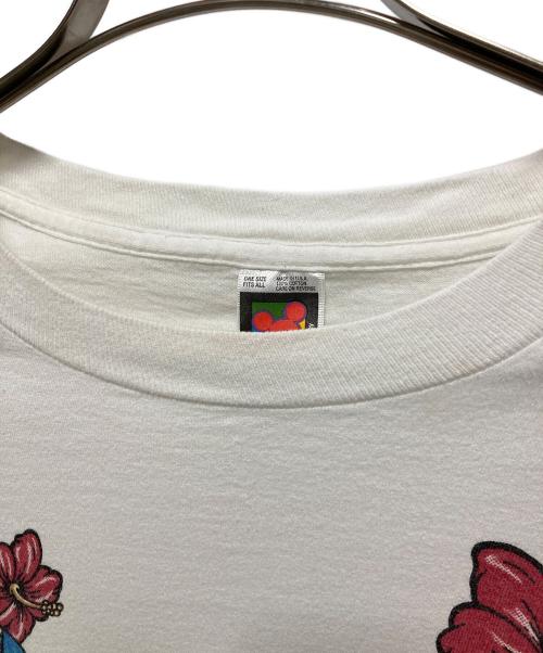 DISNEY（ディズニー）DISNEY (ディズニー) ミッキープリントＴシャツ ホワイト サイズ:FREEの古着・服飾アイテム